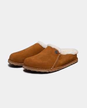 Birkenstock Zermatt Premium Shearling Suede Womens Clogs - Mink