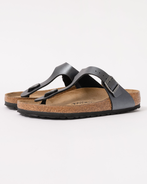 Birkenstock Gizeh BF Womens Sandals - Metallic Black