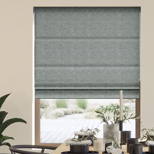 Atina (Blackout), Mottled Black - Roman Blind