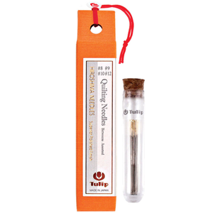 Tube de 6 aiguilles pour quilting Tulip - Assortiment 8/12