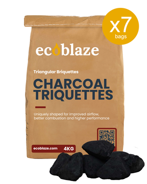 Ecoblaze Triquettes Charcoal