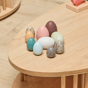 Wooden Eggs Assorted from Hope Education - Pack of 10