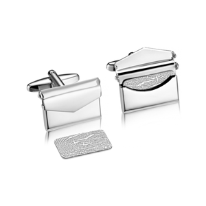 Fingerprint Envelope Cufflinks