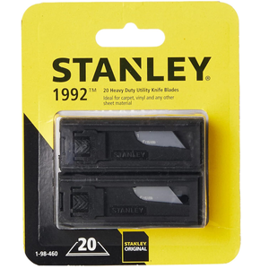 STANLEY® 1-98-460 1992B Knife Blades Heavy-Duty Twin Pack (2 x 10) STA198460 1-98-460