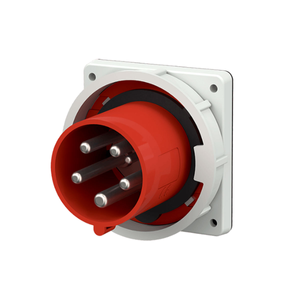 Mennekes 3658 63A 3P+N+E (5 Pin) 400v IP67 Panel Mounted Inlet 