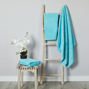 TURKISH COTTON SUPERSOFT 550GSM AQUA Bath Towel