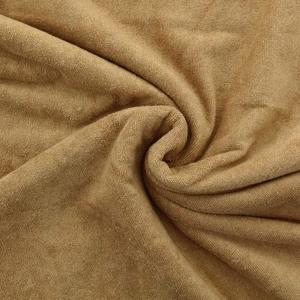 Tissu micro éponge viscose - Camel
