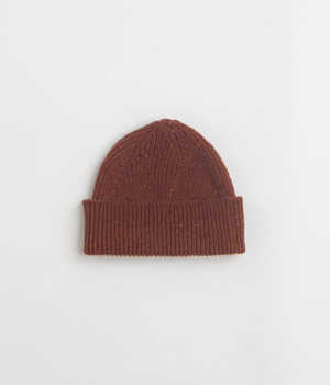Uskees 4003 Speckled Donegal Wool Beanie - Chestnut