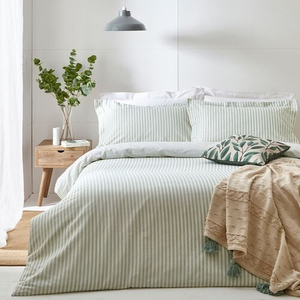 SUPERKING DUVET COVER Hebden Eucalyptus