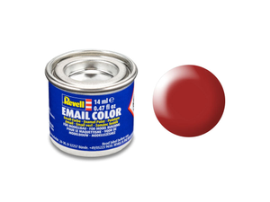 Revell Silk Fiery Red (RAL 3000) Email Colour Enamel 14ml Model Paint No.330