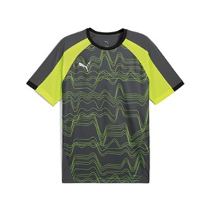 Puma Mens IndividualLIGA Graphic Jersey Galactic Gray/Yellow Alert