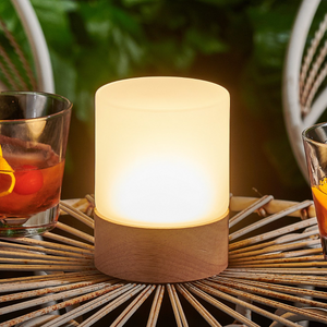 Omniance Elara Rechargeable Wireless Table Lamp with Remote - 2 Lamps, 2 Light Sources, 1 Remote