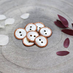 Bouton Glitz - Chestnut
