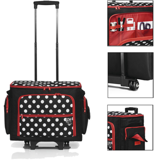 Valise trolley pour machine à coudre - Polka Dots