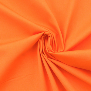 Tissu popeline de coton - Orange