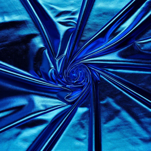 Tissu lamé stretch - Bleu