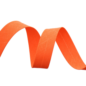 Biais tout textile - Orange fluo