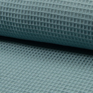 Tissu torchon nid d´abeille - Bleu glacier