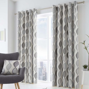 FUSION LENNOX GREY 66X72 Curtain 