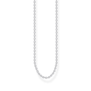 Silver 2mm Anchor Chain Necklace