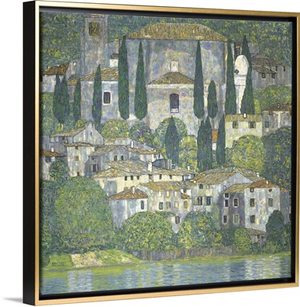 Church In Cassone (Landscape With Cypresses), 1913