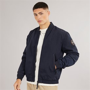 Napapijri Mens Montale Bomber Jacket Blue Marine