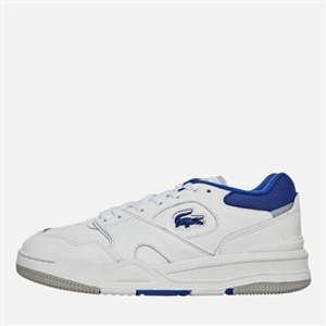 Lacoste Mens Lineshot Trainers White/Blue