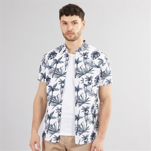 Kangaroo Poo Mens Hawaiian Shirt White