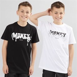 Money Boys Two Pack Defaced T-Shirts Black/White