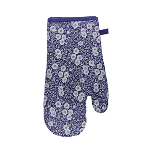 Calico Single Oven Glove, Blue