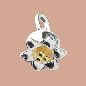 Tempest Silver May Birth Flower Lily of the Valley Pendant Charm