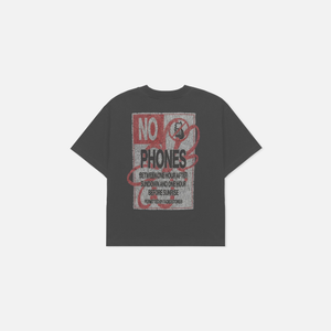 No Phones T-Shirt | Grey