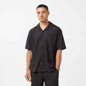 Pleated Shirt | Black