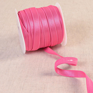 Elastique anti-glisse satiné - Fuchsia