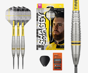 Target Darts Scott Williams G2 90% Tungsten 25G Swiss Point Steel Tip Darts Set
