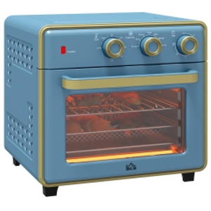 HOMCOM 20L 90-230℃ Mini Electric Oven - Blue