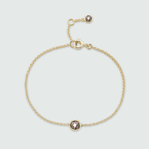 Bilbao Birthstone Gold Vermeil Bracelet (Jul, Nov & Dec)