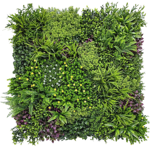 Eastwell Artificial Green Wall - Living Wall Panel 1m x 1m Coverage