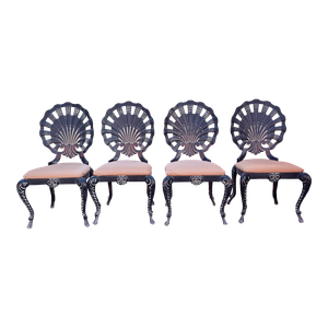 1960s Brown Jordan Grotto Style Dining Chairs - Set of 4