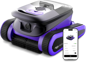 Maytronics Niya Sonar F5i Senza Fili Cordless - APP Bluetooth – Navigazione Sonar - Robot Pulitore Piscina a Batteria fino a 12 Mt - FONDO + PARETI + LINEA - MY2026