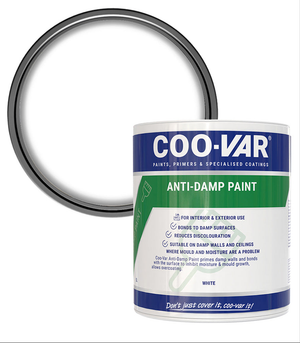 Coo-Var Anti Damp Paint - White