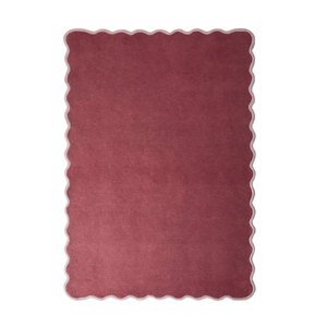 Origins Scalloped Elsie Rug, Coral/Lilac
