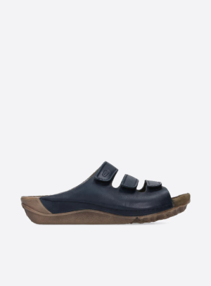 Nomad - blue leather - Blue, 38