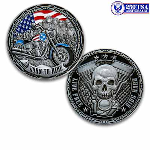 Live Free, Ride Hard Challenge Coin Collection