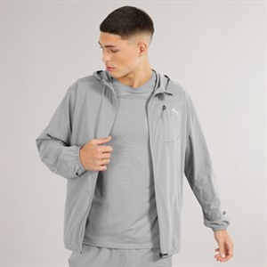 Puma Mens Puma Flex Tech Woven Jacket Stormy Slate