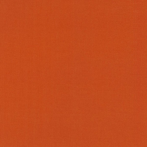 Tissu coton uni patchwork Kona - Terracotta
