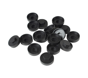 HC19 19mm colour cap (Pack of 100) - Black