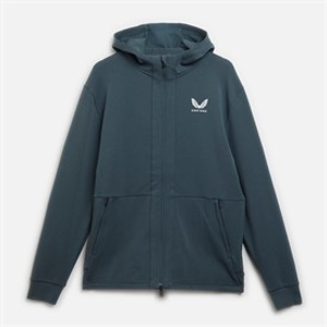 Castore Mens Hooded Travel Jacket Dark Slate
