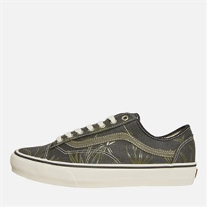 Vans Style 36 Decon Trainers Black Palm/Marshmallow