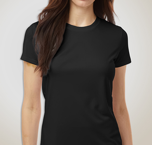 AllPro Women's Interlock UPF 50 Performance Shirt - Black